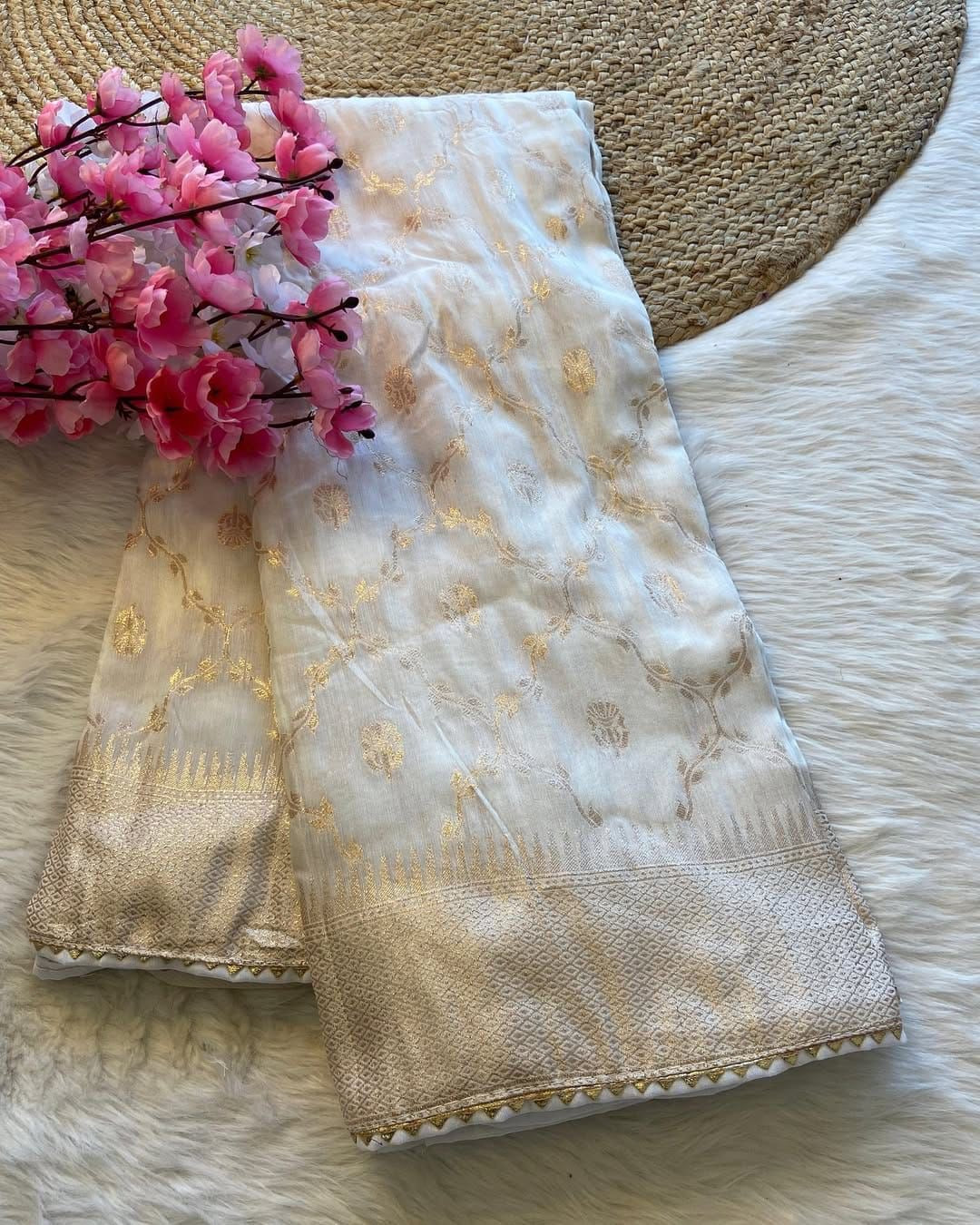 Banarasi Crepe Saree