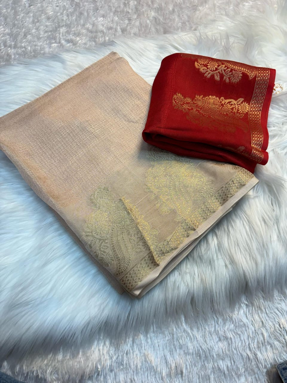 Viscose Khadi saree