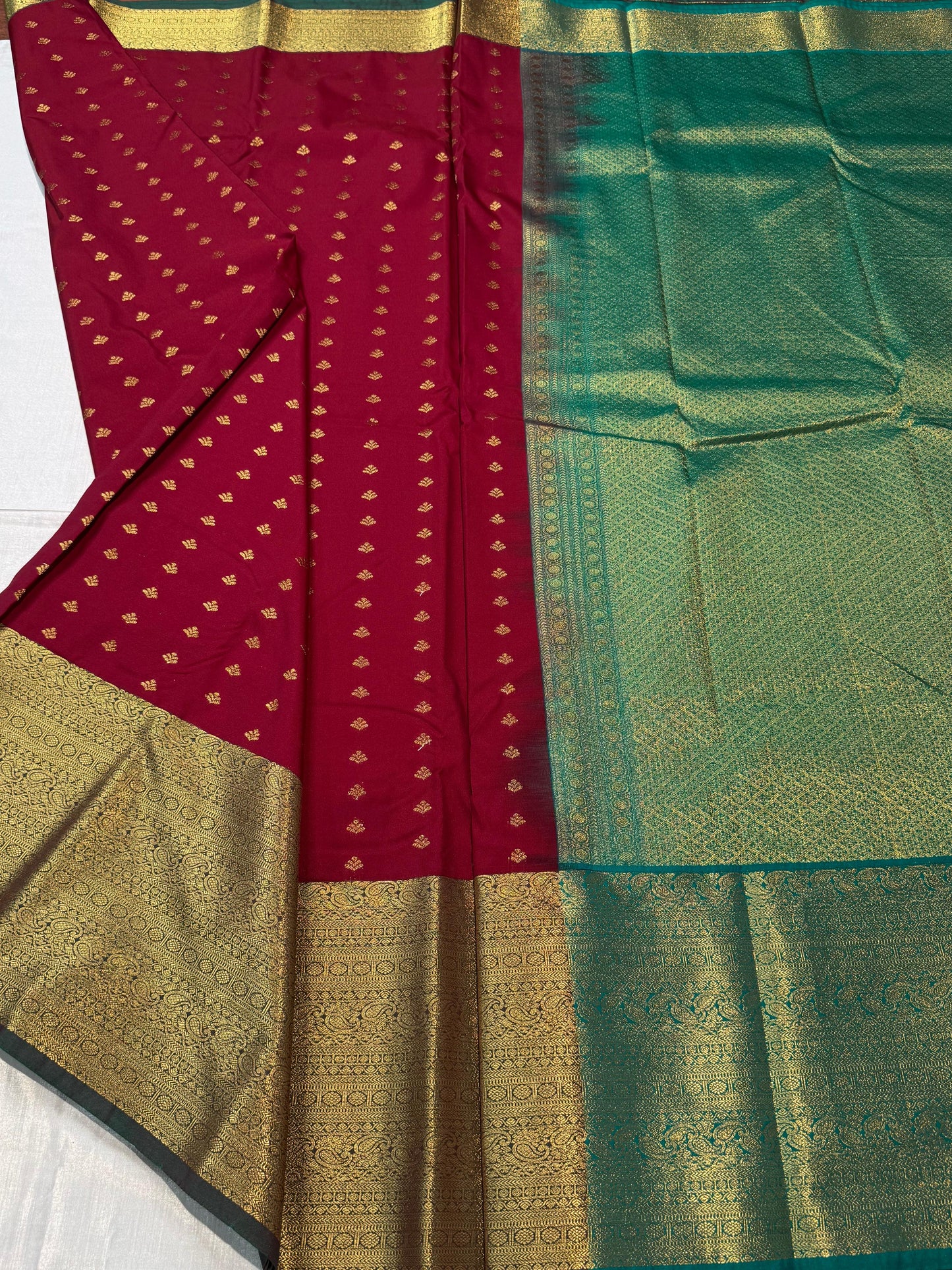 Kanchipuram semi silk saree