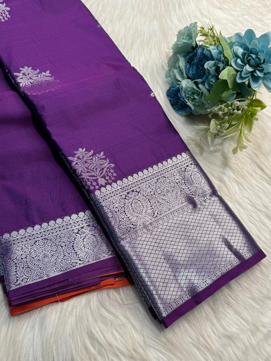 Kanchipuram semi silk saree