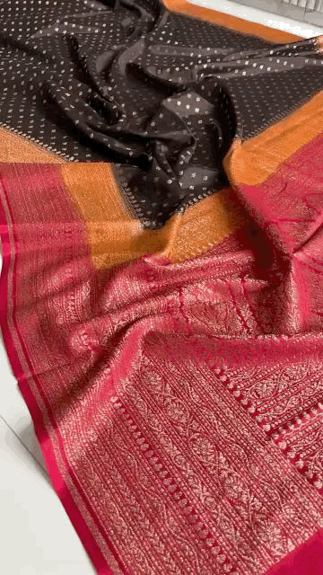 Banarasi Crepe Khaddi Saree