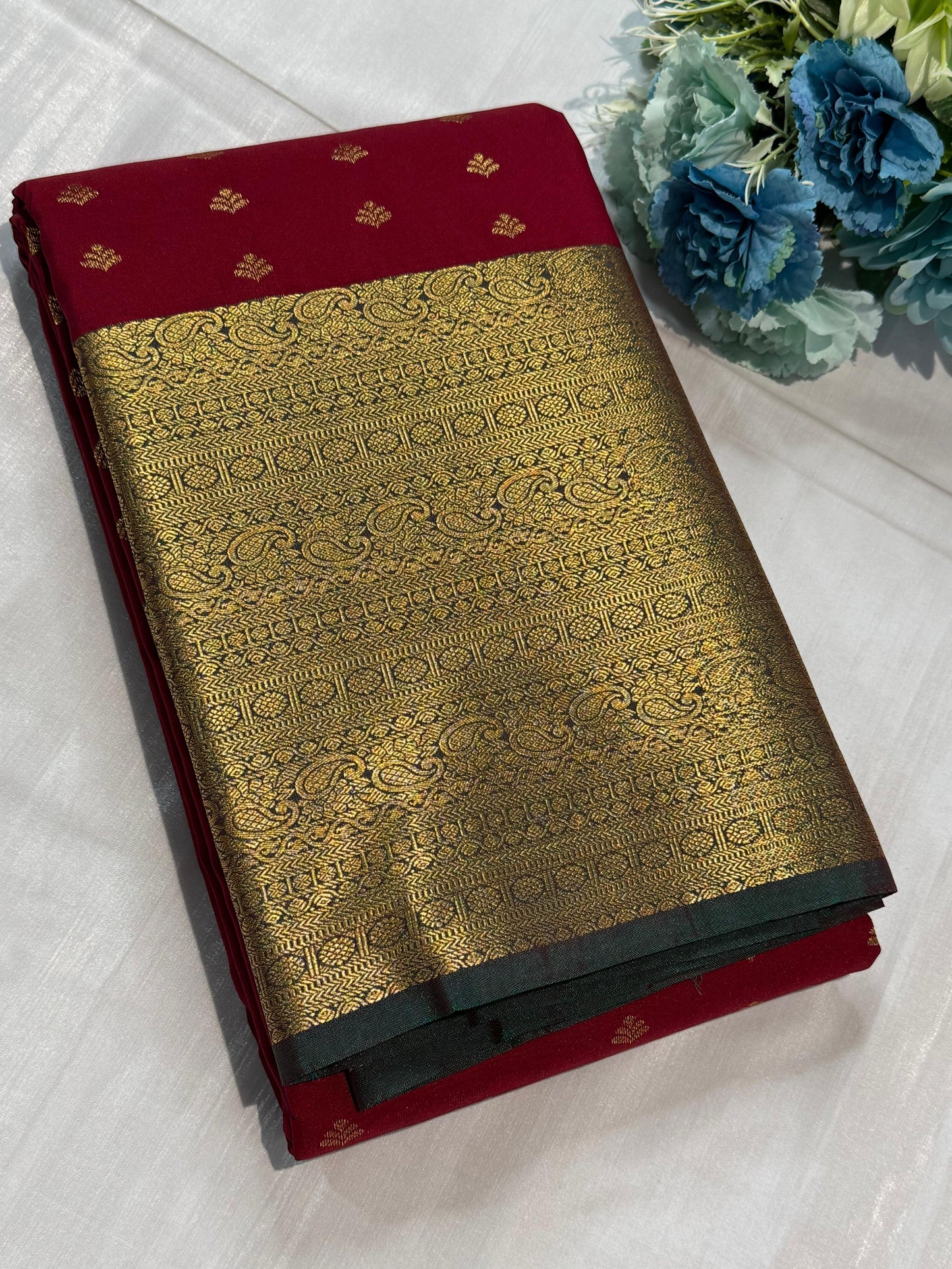 Kanchipuram semi silk saree