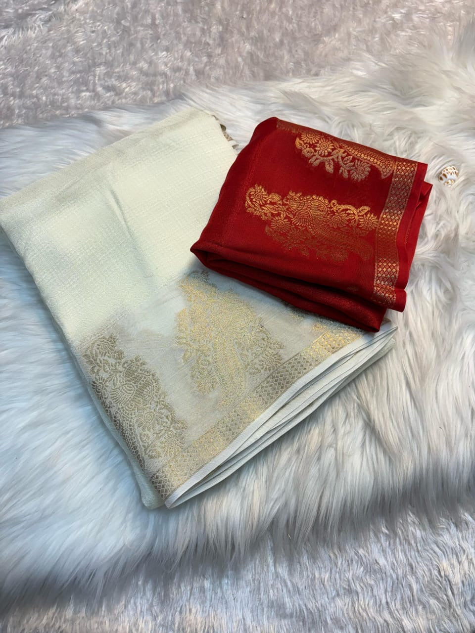 Viscose Khadi saree