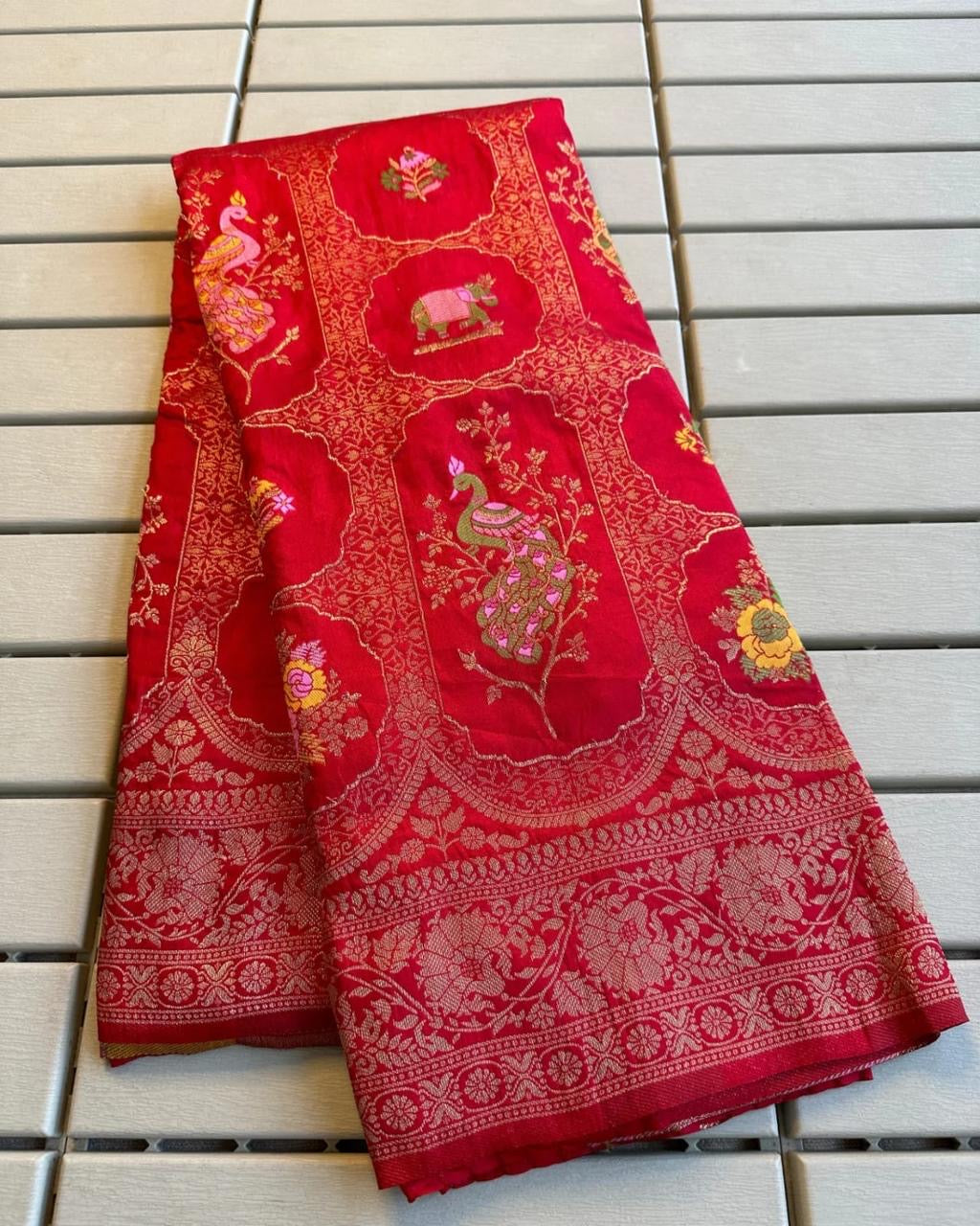 Banarasi Crepe Saree