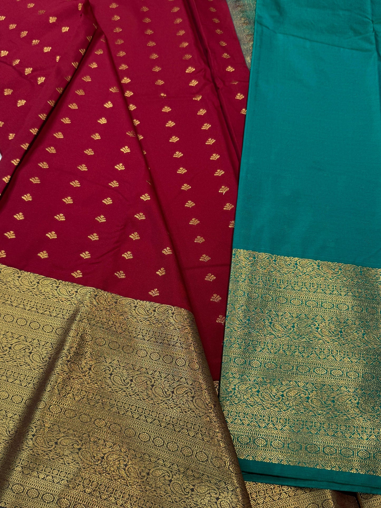 Kanchipuram semi silk saree