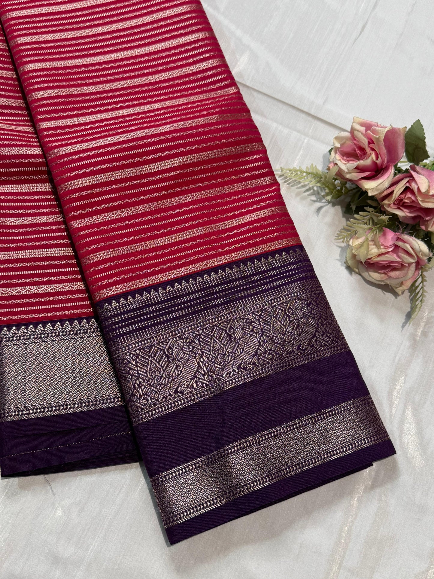 Kanchipuram semi silk saree