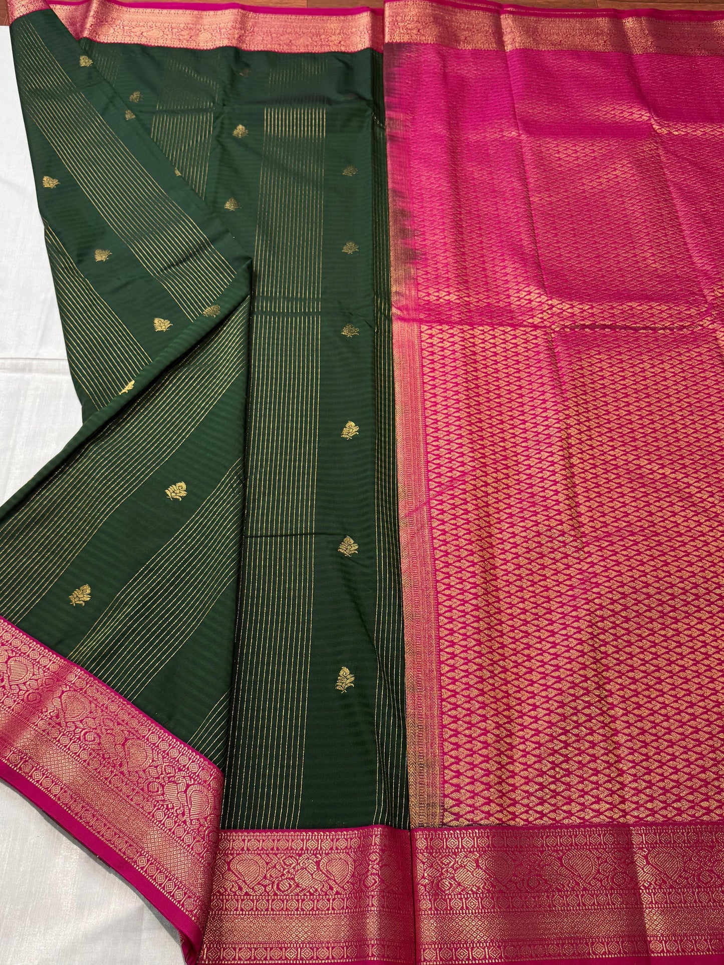 Kanchipuram semi silk saree