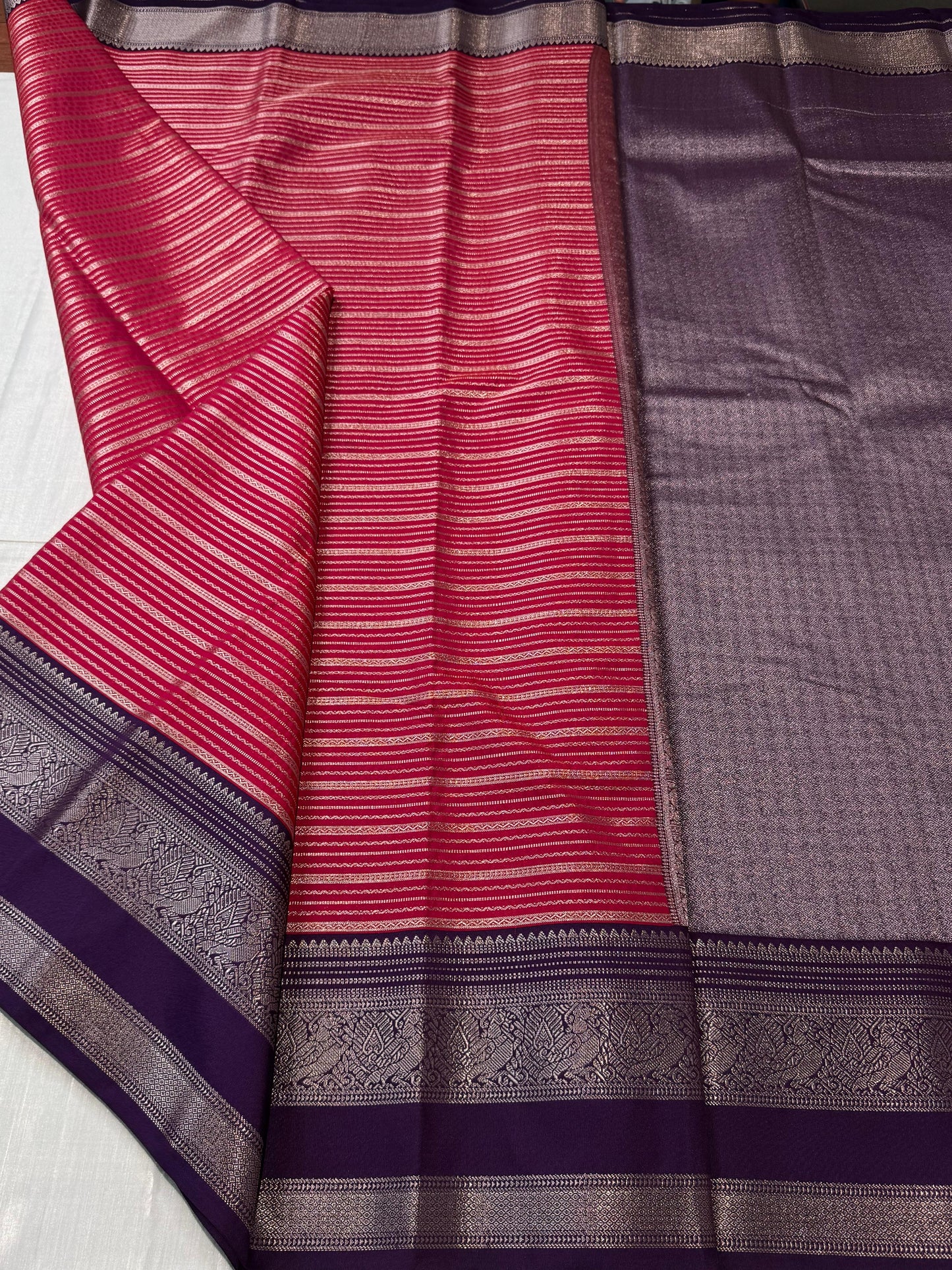 Kanchipuram semi silk saree