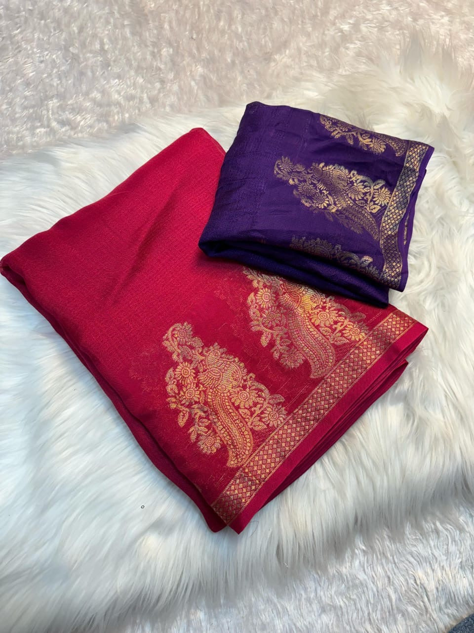 Viscose Khadi saree