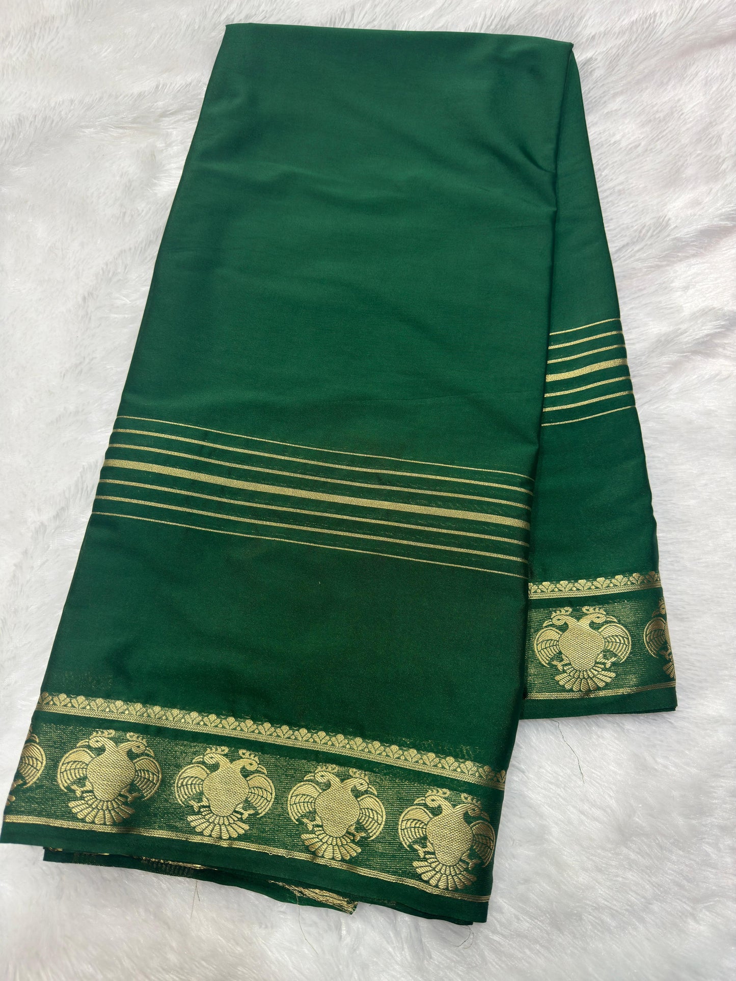 Mysore semi crepe silk saree