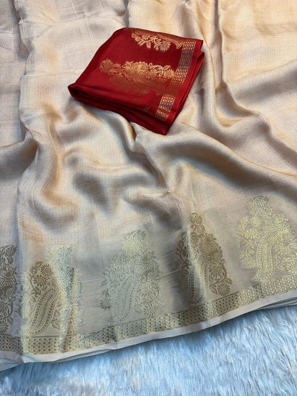 Viscose Khadi saree
