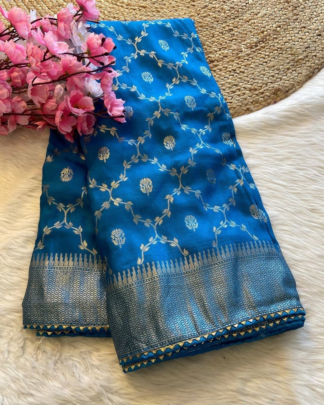 Banarasi Crepe Saree