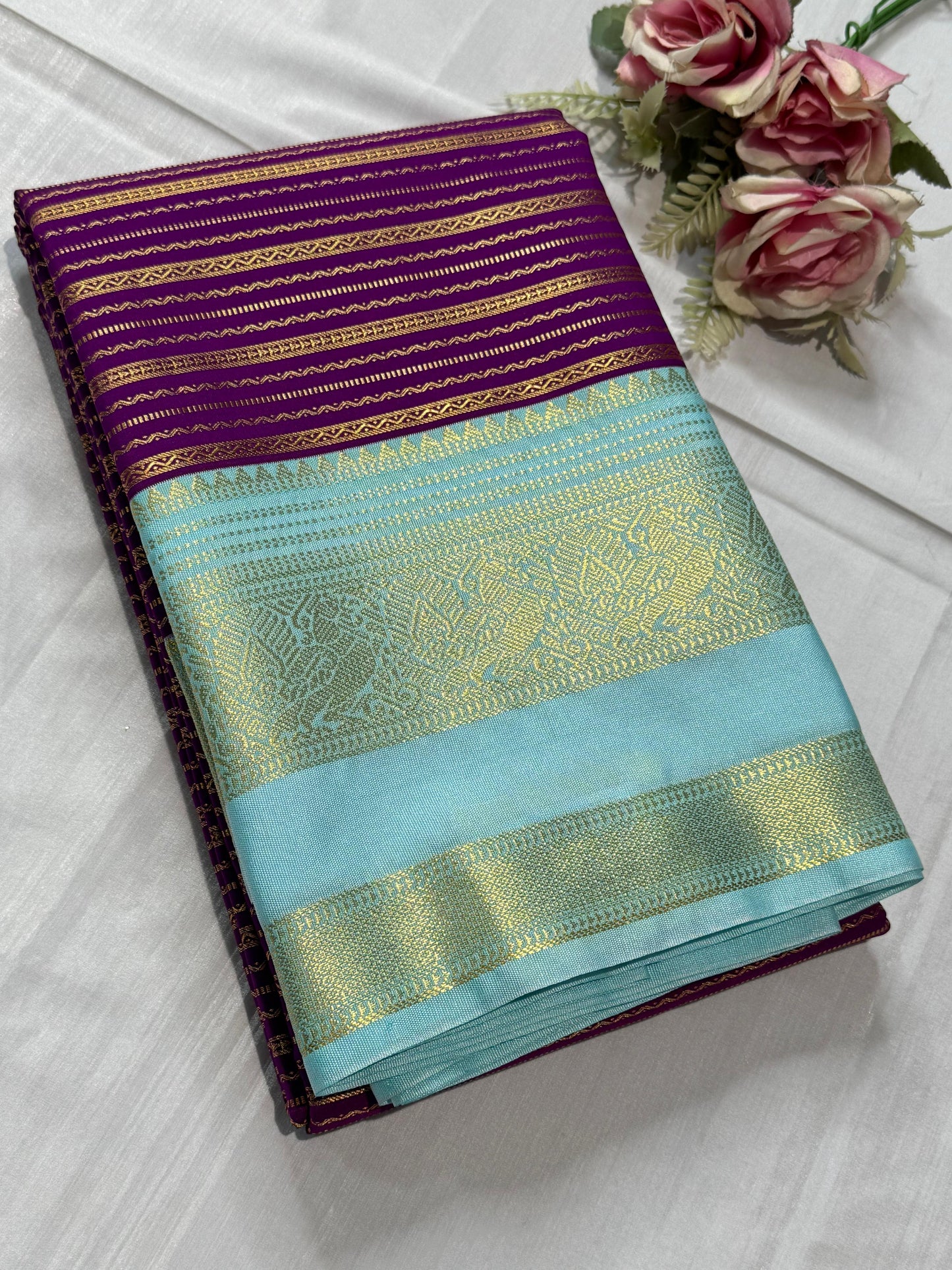 Kanchipuram semi silk saree