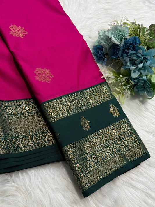 Kanchipuram semi silk saree