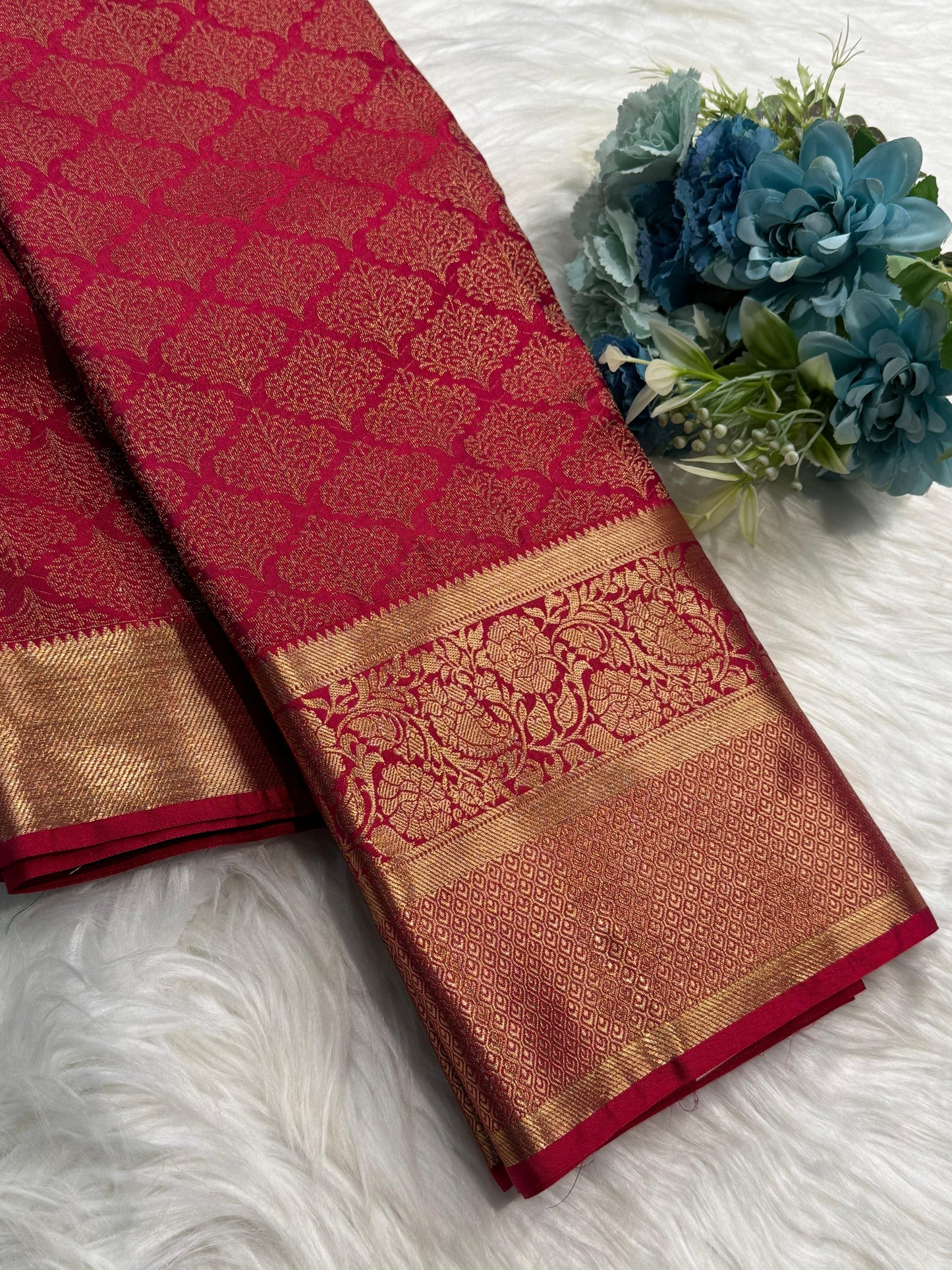 Kanchipuram semi silk saree