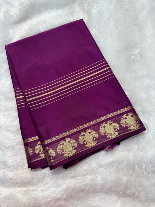 Mysore semi crepe silk saree