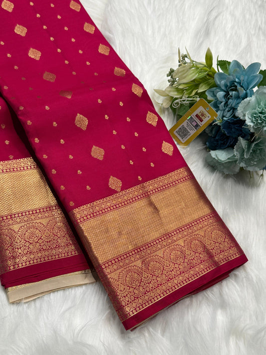 Kanchipuram semi silk saree