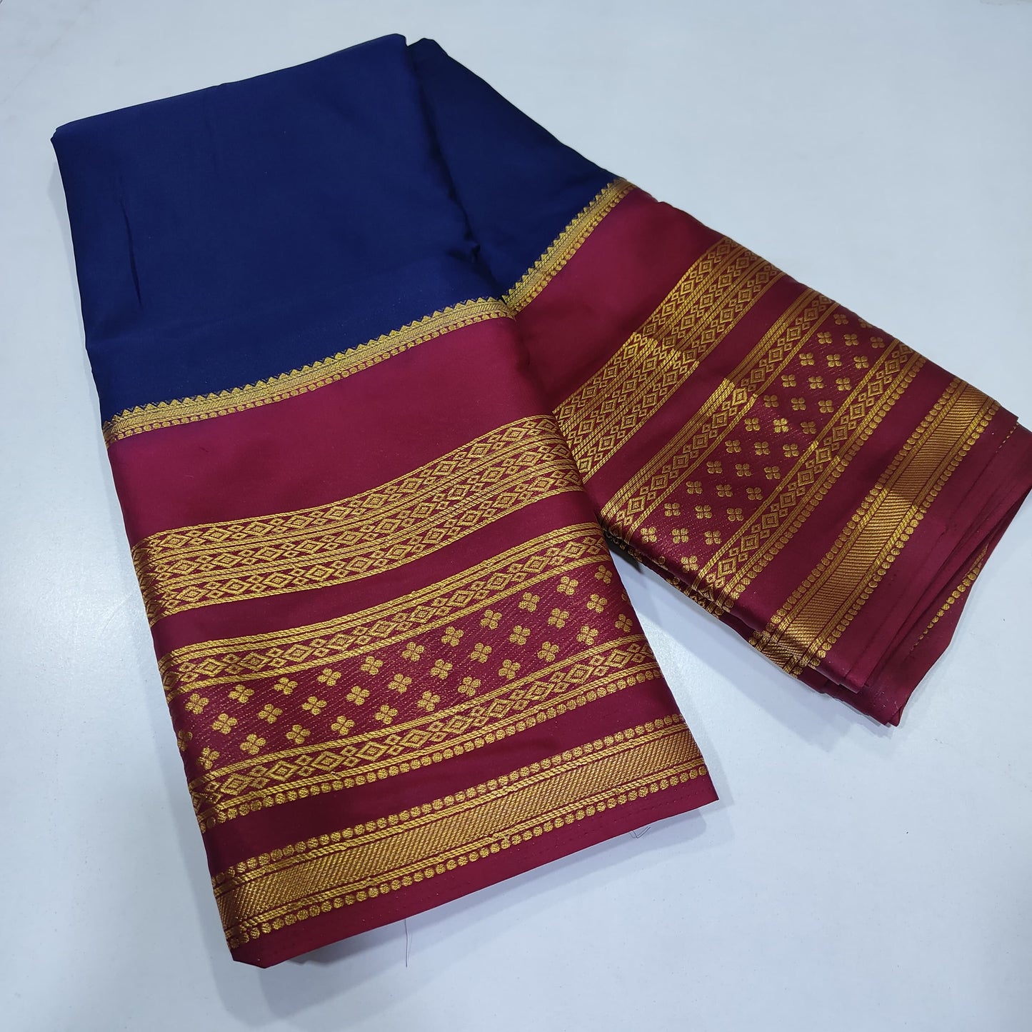 Mysore semi crepe silk saree