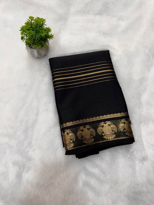 Mysore semi crepe silk saree