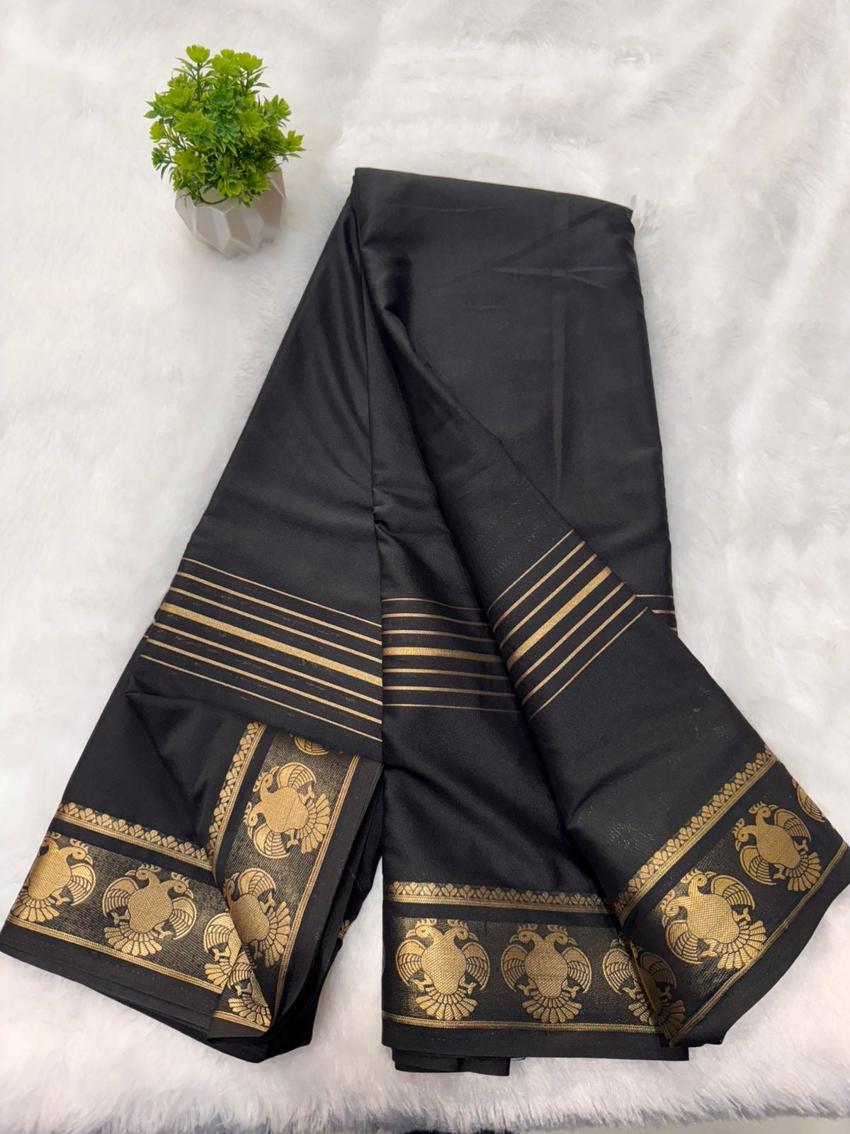 Mysore semi crepe silk saree