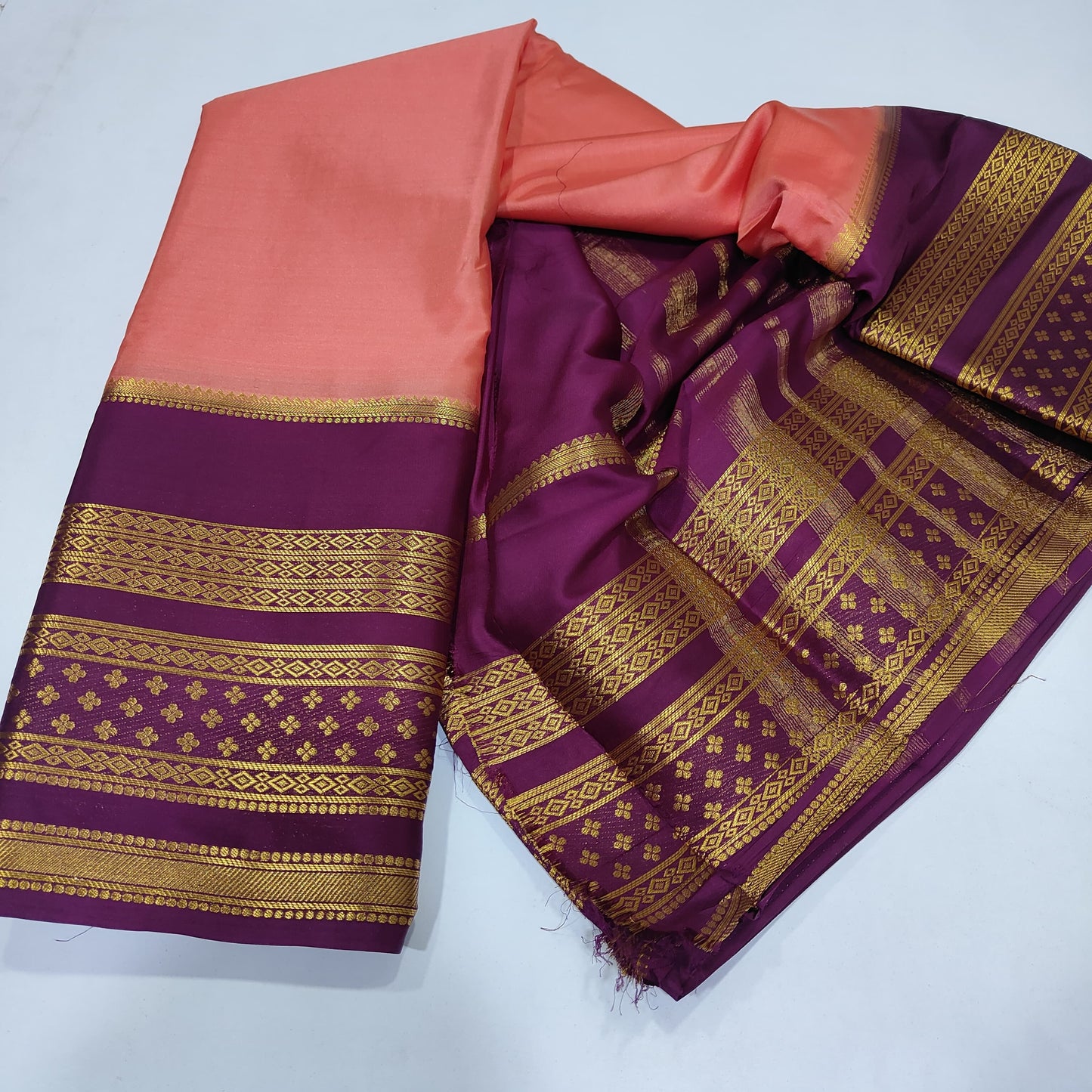 Mysore semi crepe silk saree