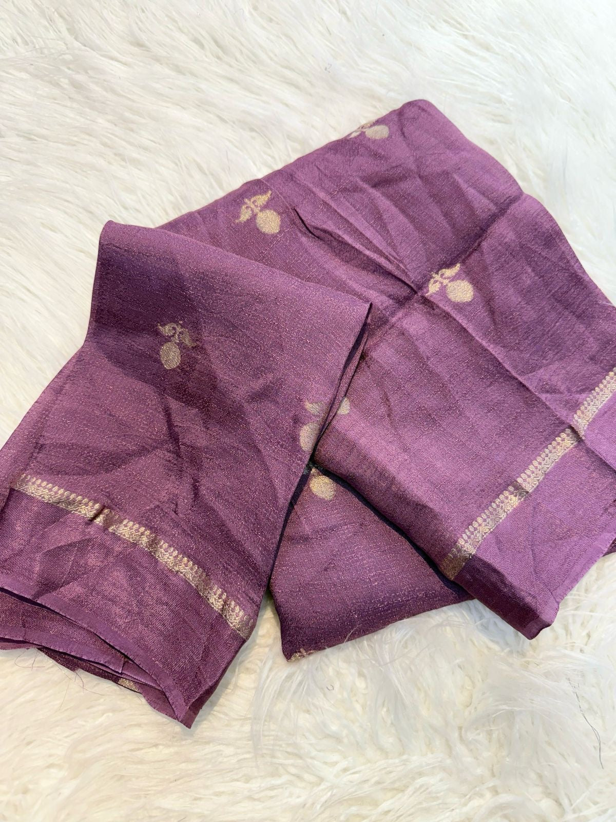 Pure soft Viscose Khadi silk saree