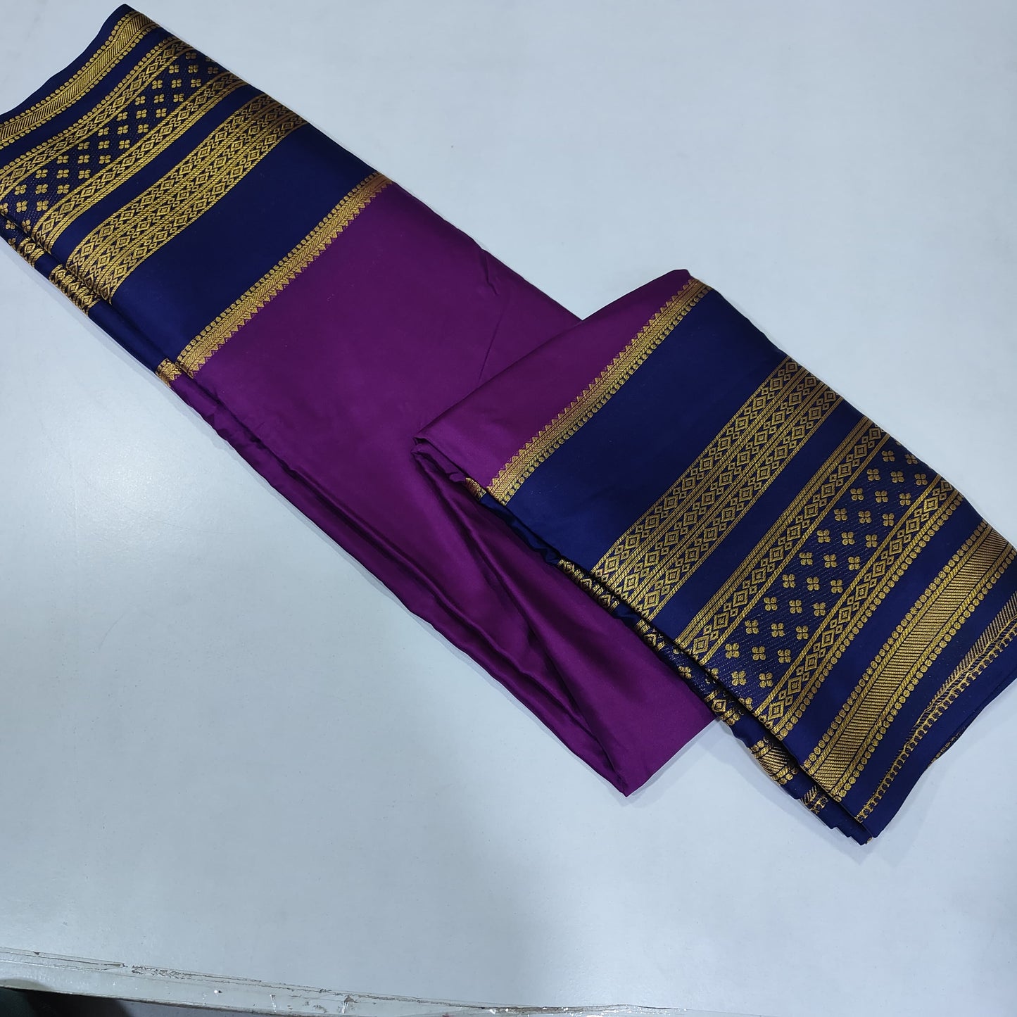 Mysore semi crepe silk saree