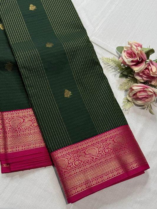Kanchipuram semi silk saree