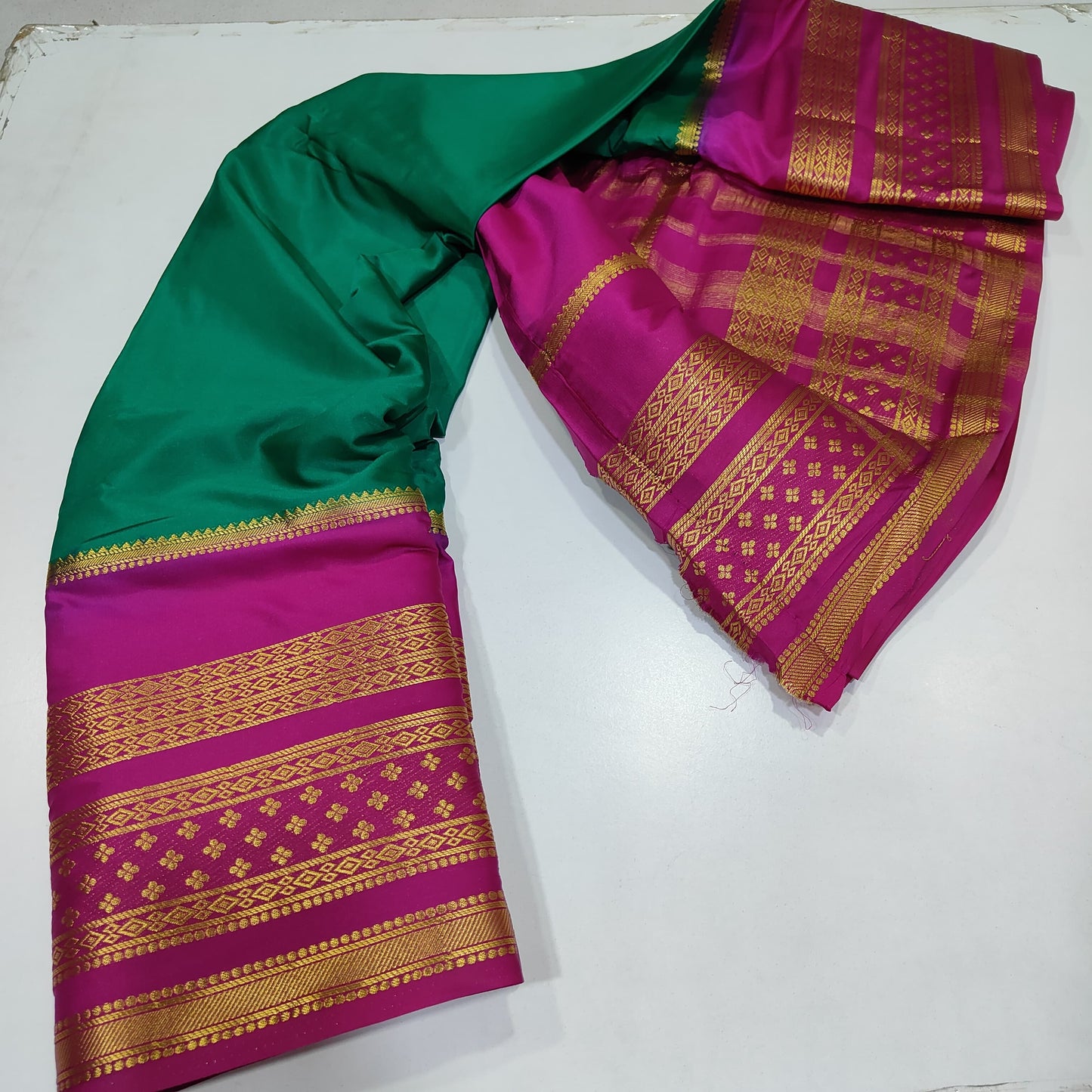 Mysore semi crepe silk saree