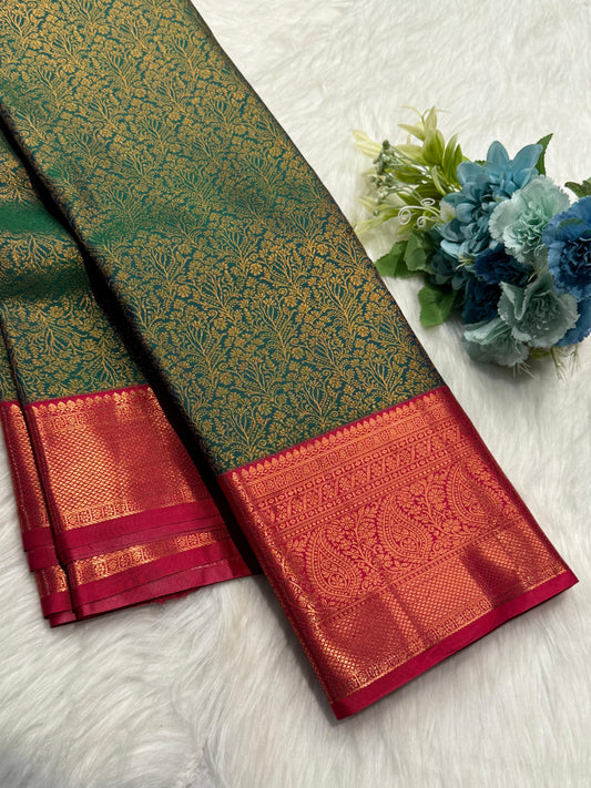 Kanchipuram semi silk saree