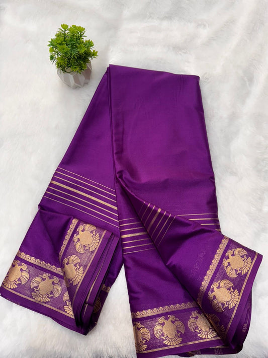 Mysore semi crepe silk saree