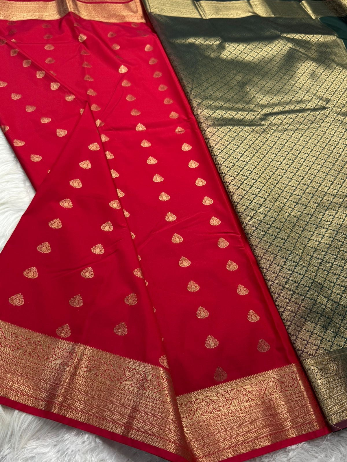 Kanchipuram semi silk saree