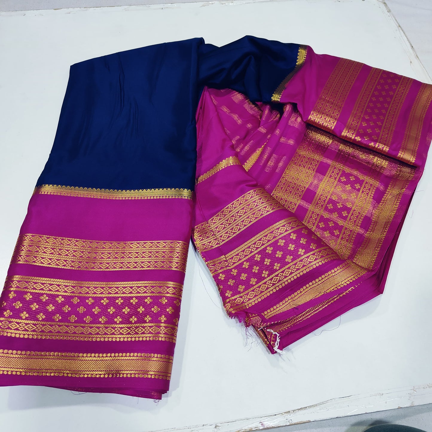 Mysore semi crepe silk saree