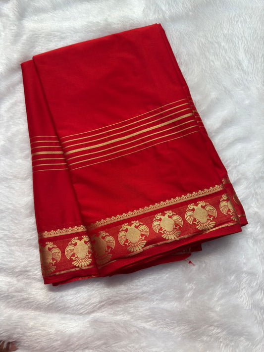 Mysore semi crepe silk saree