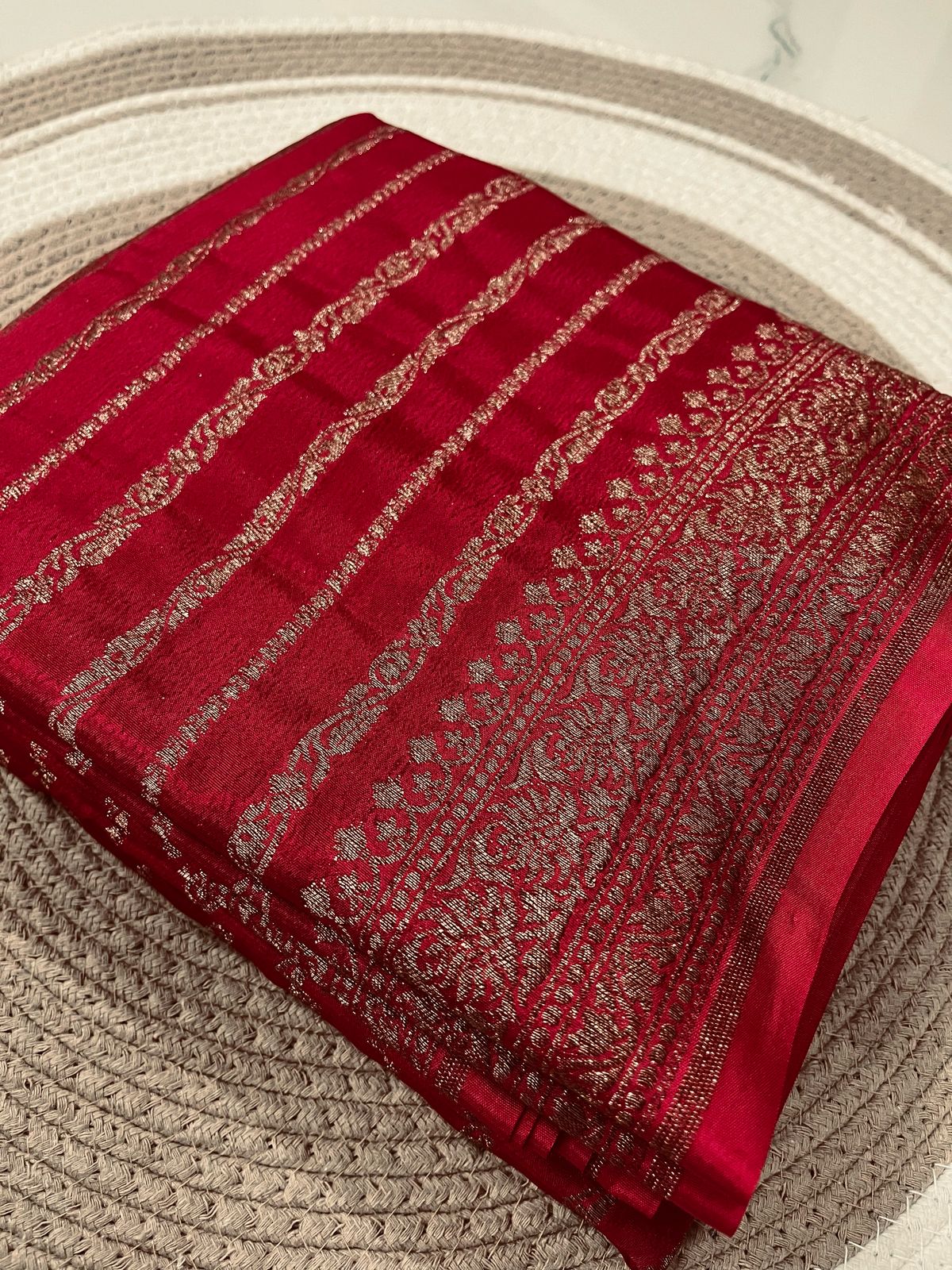 Banarasi Crepe Saree - Preorder