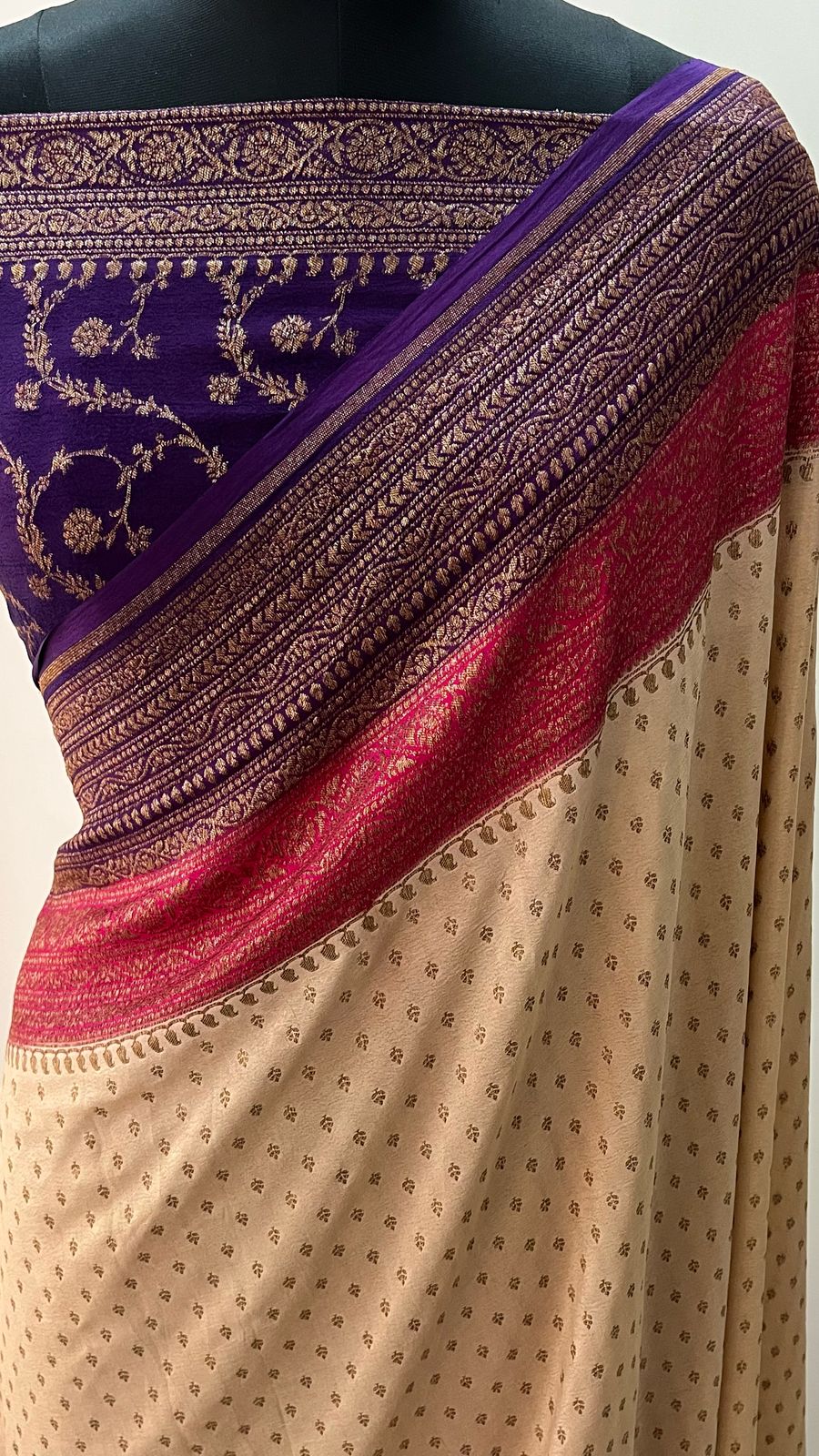 Banarasi Crepe Saree - Preorder