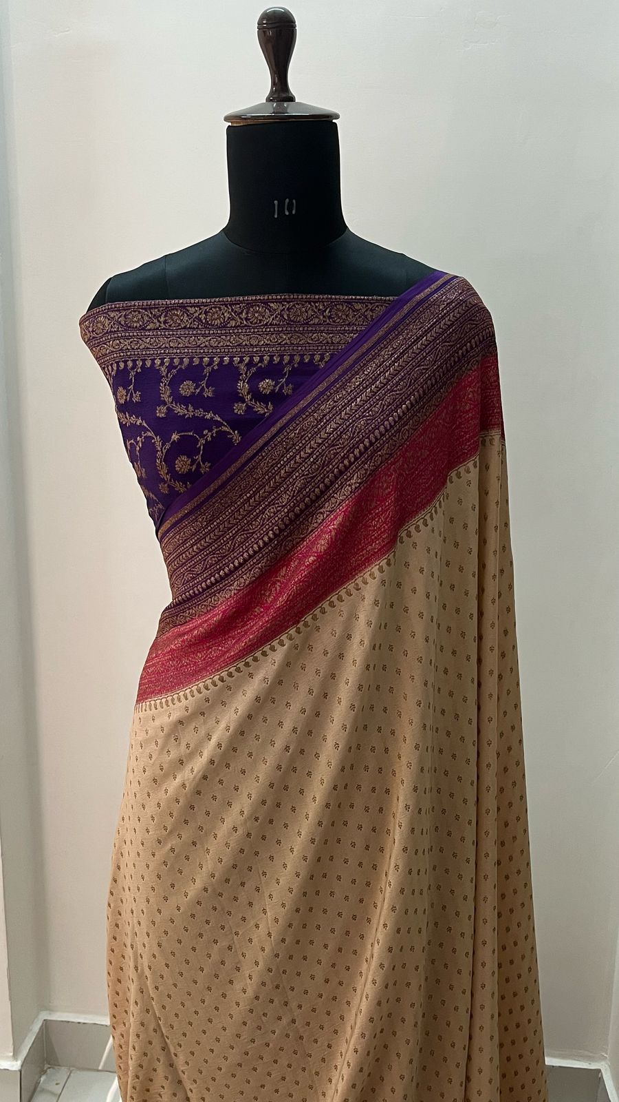 Banarasi Crepe Saree - Preorder