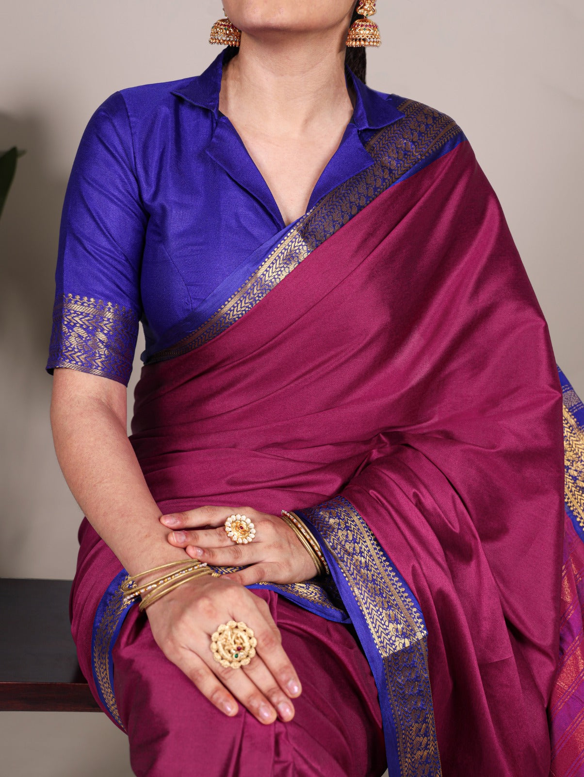 Semi silk Crepe saree
