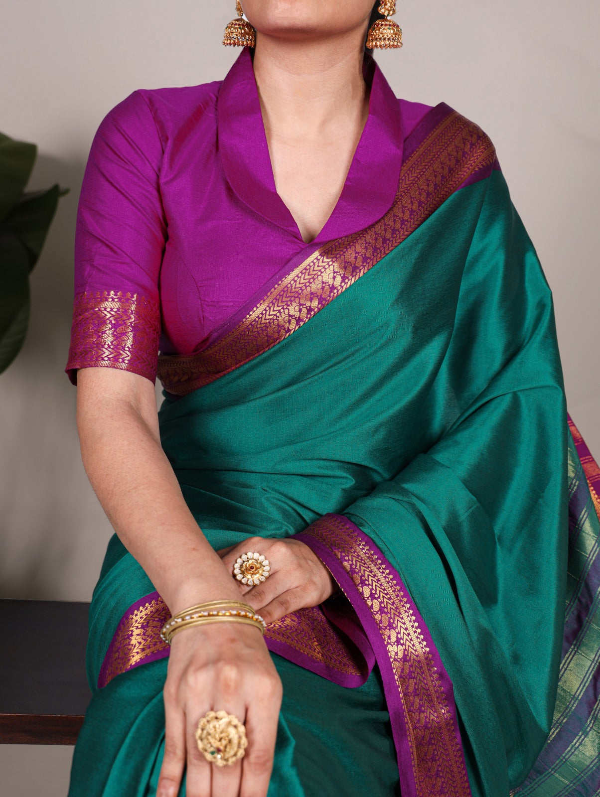 Semi silk Crepe saree