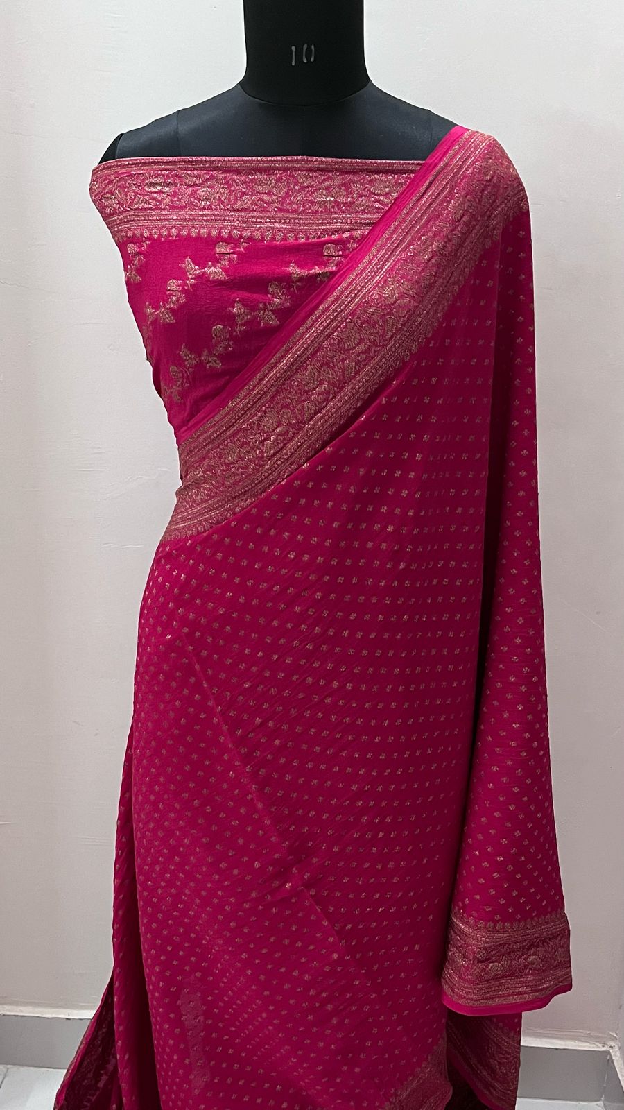 Banarasi Crepe Saree - Preorder