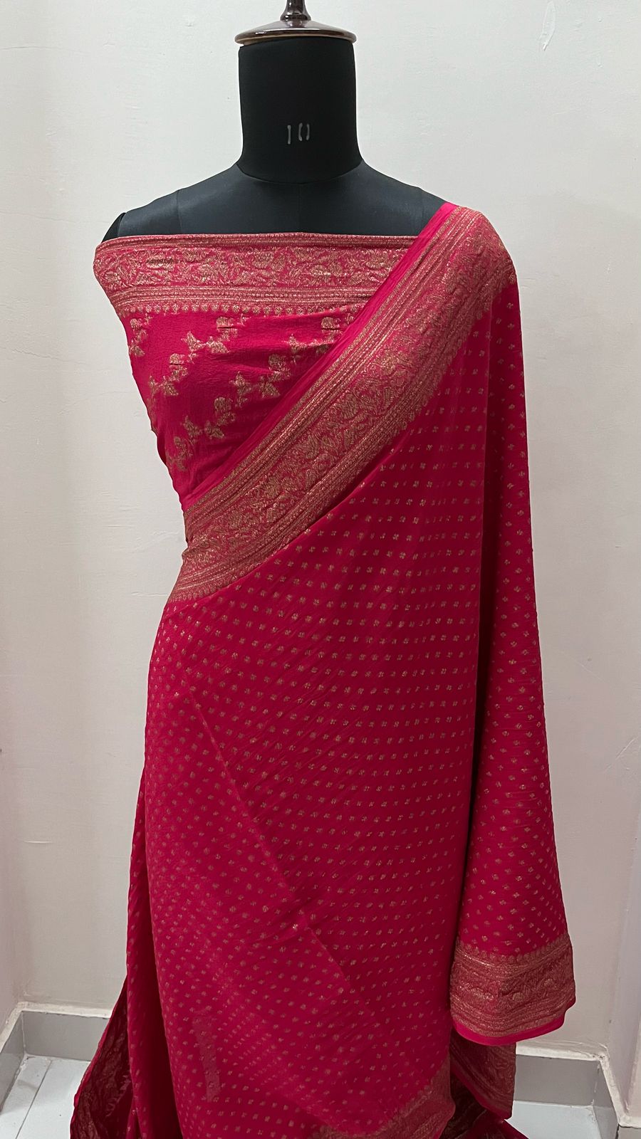 Banarasi Crepe Saree - Preorder
