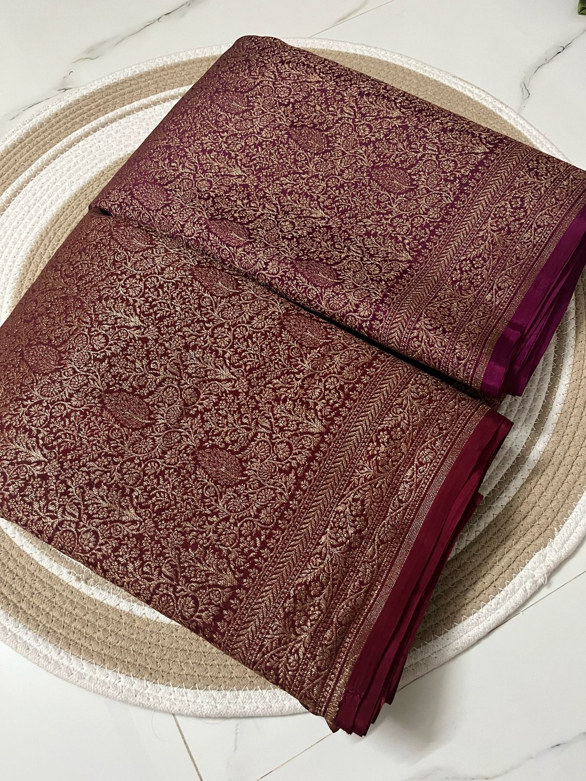 Banarasi Crepe Saree