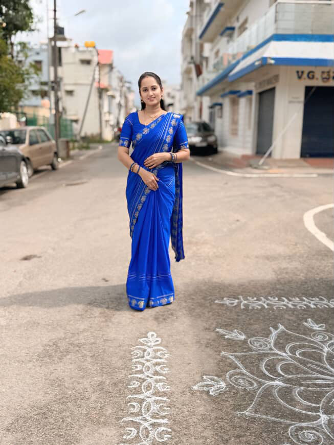 Mysore semi crepe silk saree