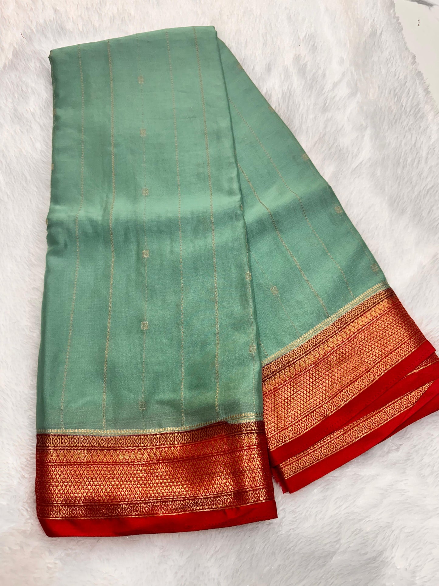 Mysore semi crepe silk saree