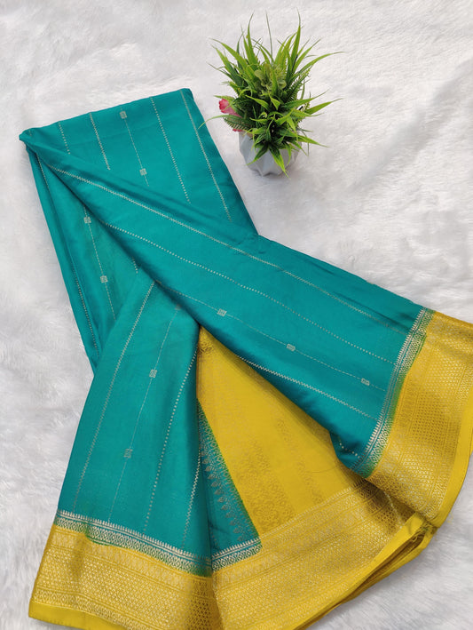 Mysore semi crepe silk saree