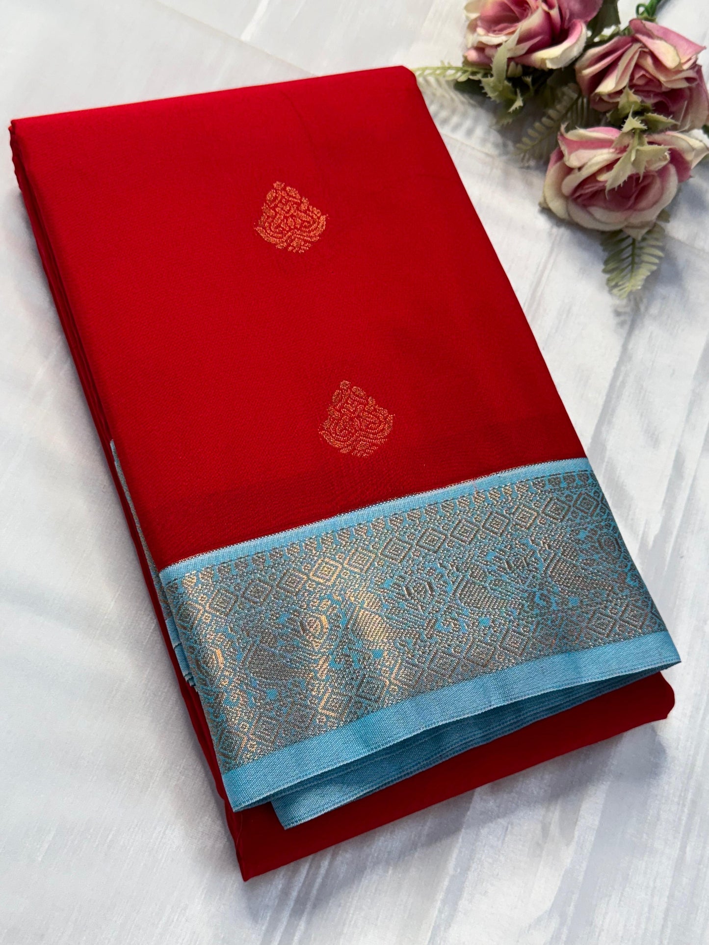 Kanchipuram semi silk saree