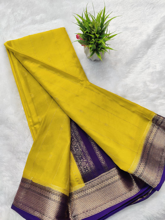 Mysore semi crepe silk saree