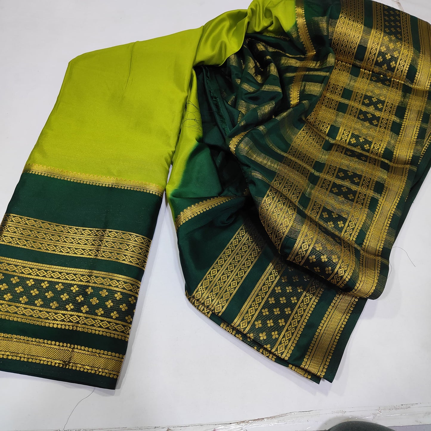 Mysore semi crepe silk saree