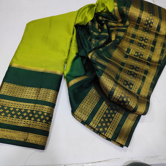 Mysore semi crepe silk saree