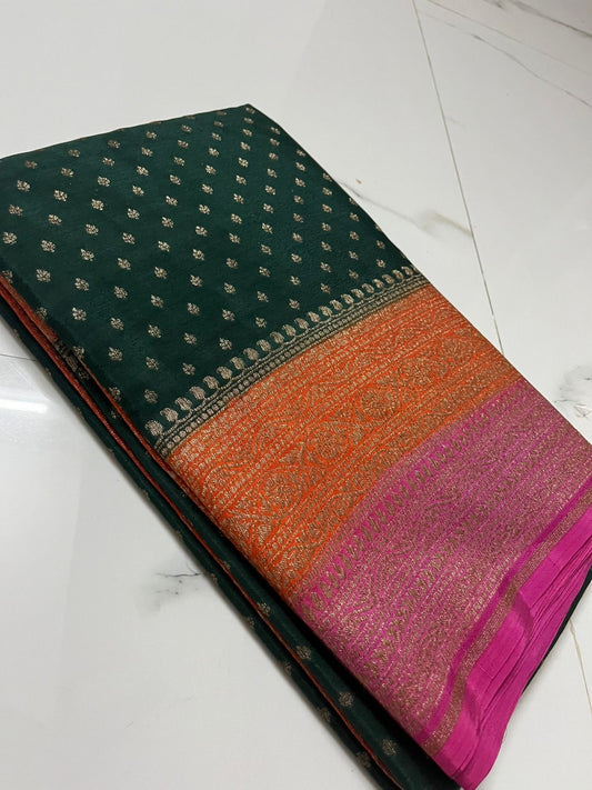 Banarasi Crepe Saree